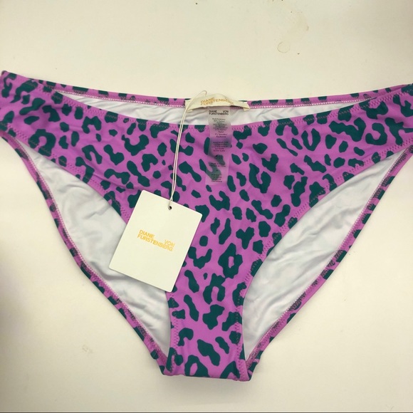 NWT DVF not-too-Cheeky Leopard Bottoms - Picture 5 of 8